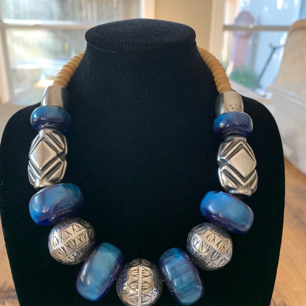 Vintage chunky necklace 16”